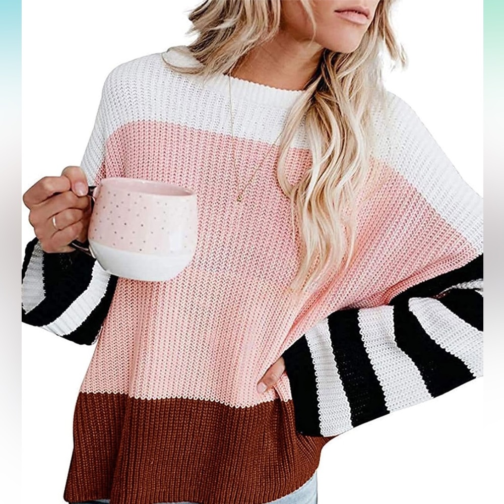 Colorblock Women's Sweater size medium